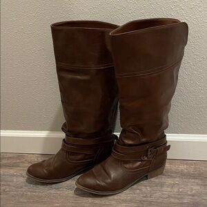 Kohls Brown Knee-High Fashion boots Boots 7 1/2